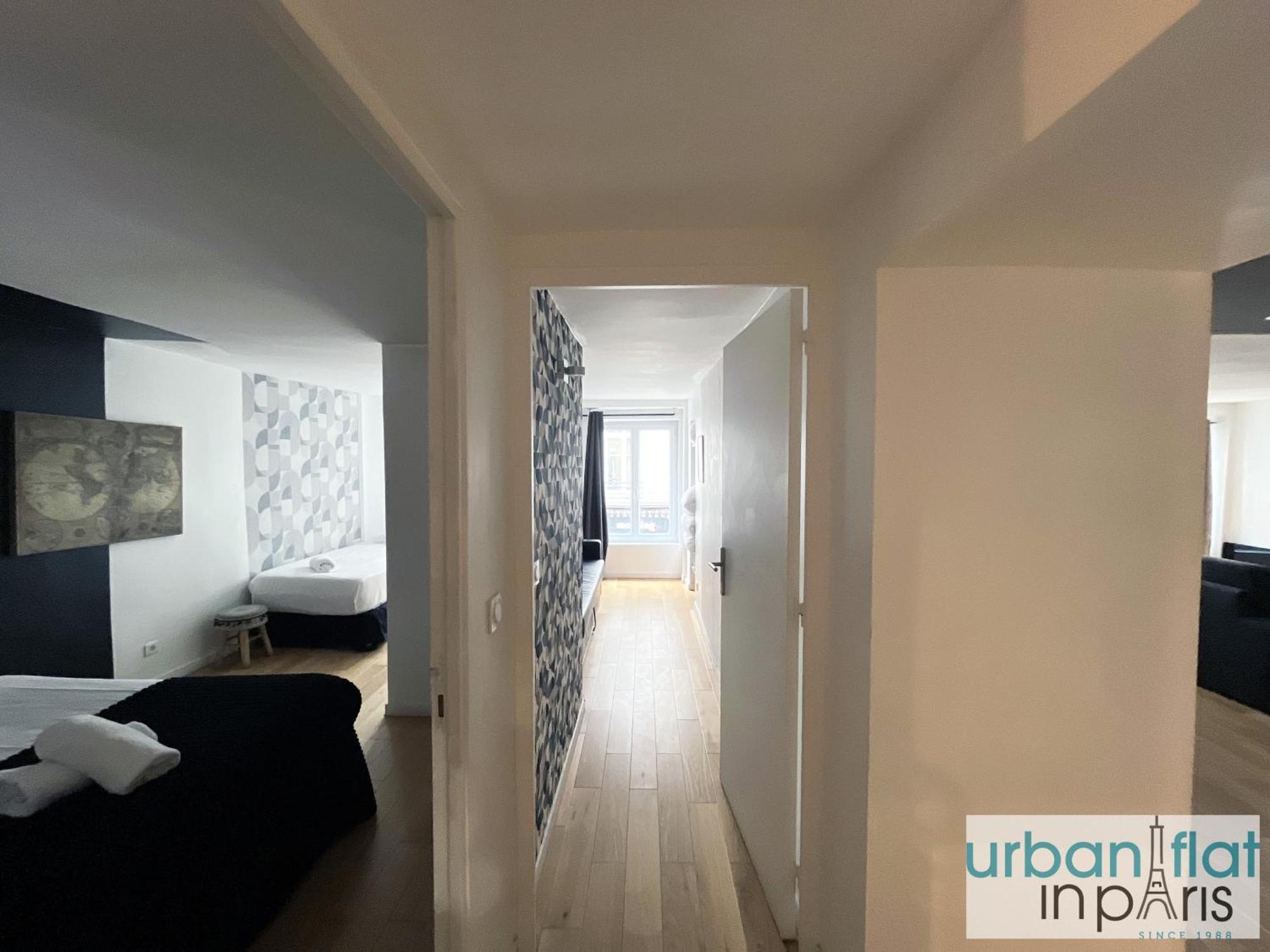 Urban Flat 89 - Charming 3 Bedroom Flat In Apartment Paris