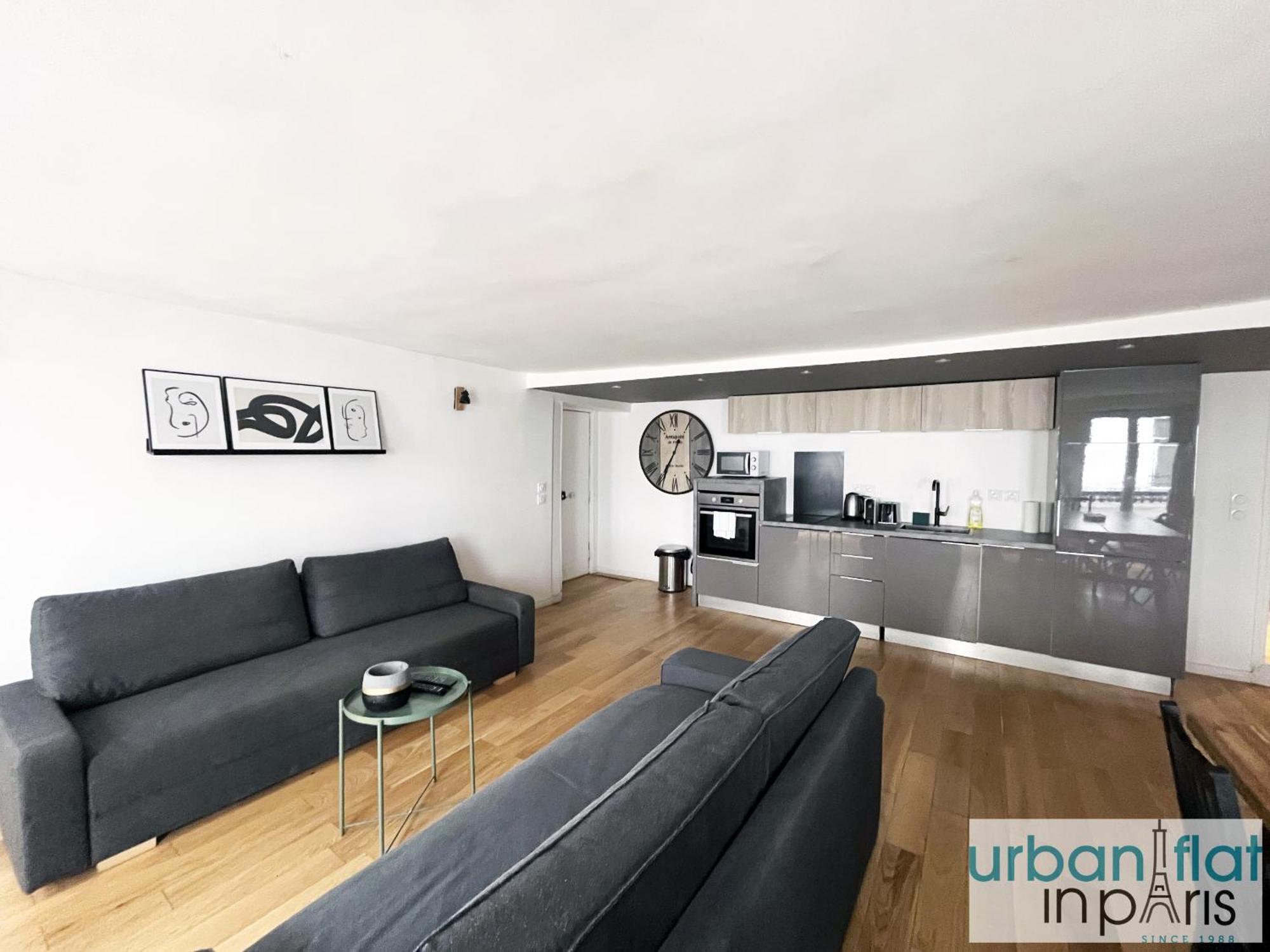 Apartment Urban Flat 89 - Charming 3 Bedroom Flat In Paris