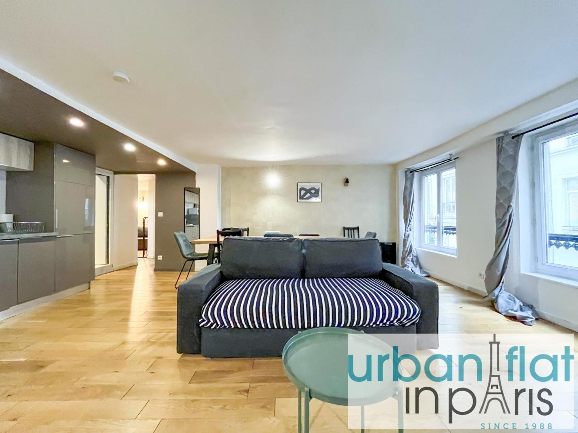 Urban Flat 89 - Charming 3 Bedroom Flat In Apartment Paris